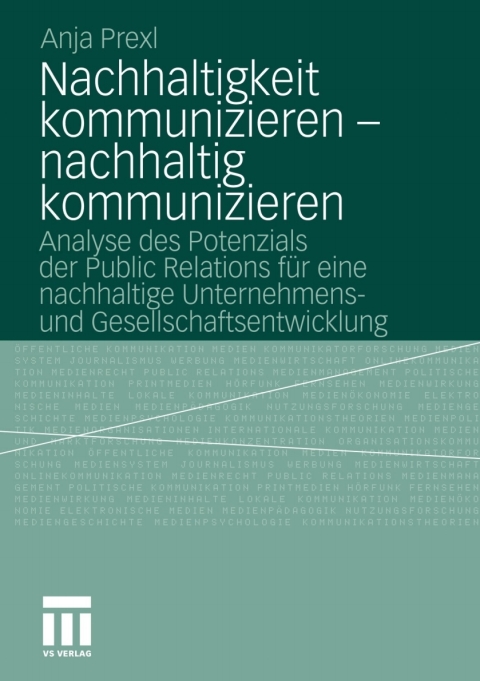 Cover image for book Nachhaltigkeit kommunizieren - nachhaltig kommunizieren