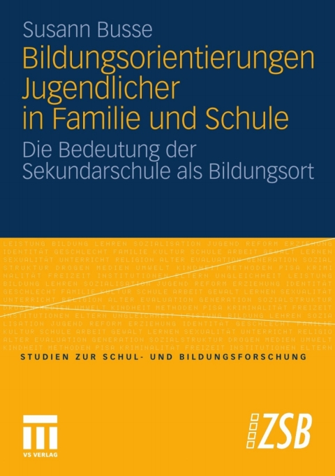 Cover image for book Bildungsorientierungen Jugendlicher in Familie und Schule