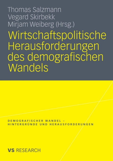 Cover image for book Wirtschaftspolitische Herausforderungen des demografischen Wandels