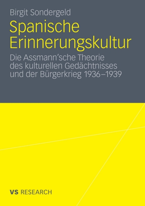 Cover image for book Spanische Erinnerungskultur