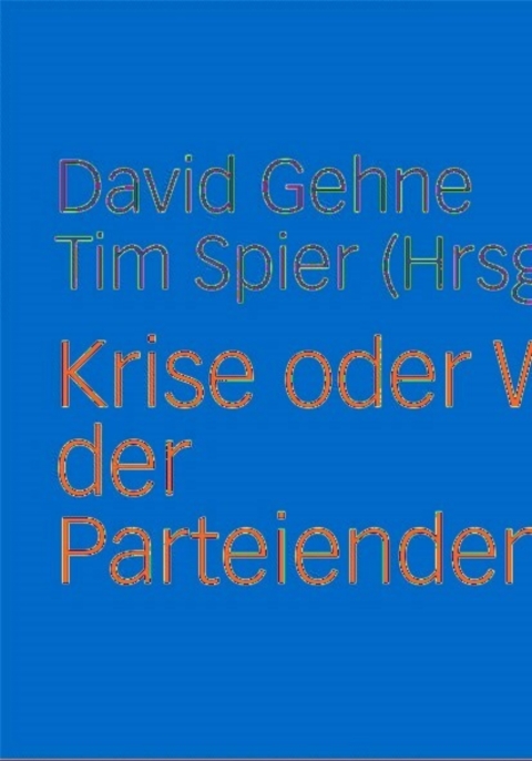 Cover image for book Krise oder Wandel der Parteiendemokratie?