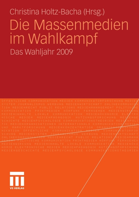 Cover image for book Die Massenmedien im Wahlkampf