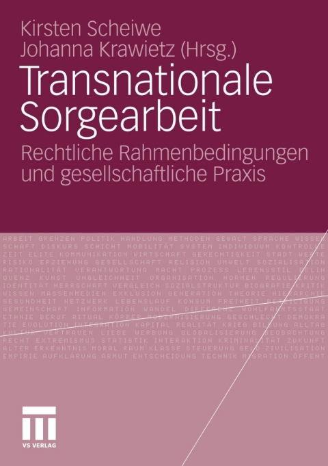 Cover image for book Transnationale Sorgearbeit