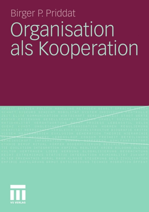 Cover image for book Organisation als Kooperation