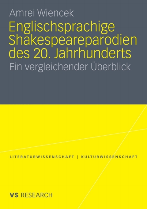 Cover image for book Englischsprachige Shakespeareparodien des 20. Jahrhunderts