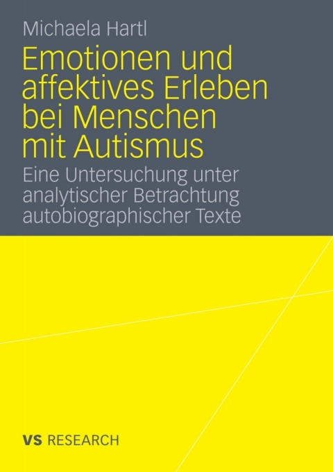 Cover image for book Emotionen und affektives Erleben bei Menschen mit Autismus