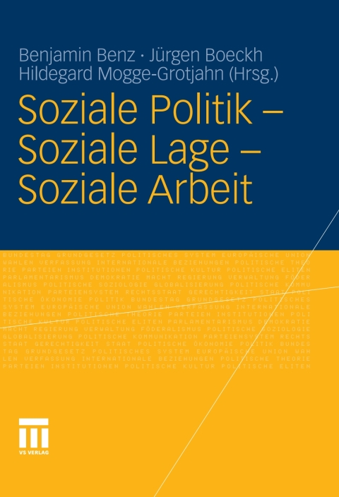Cover image for book Soziale Politik - Soziale Lage - Soziale Arbeit