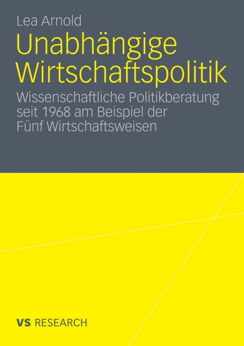 Cover image for book Unabhängige Wirtschaftspolitik