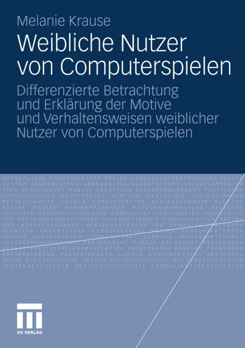 Cover image for book Weibliche Nutzer von Computerspielen