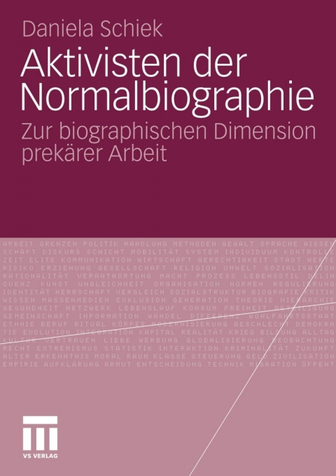 Cover image for book Aktivisten der Normalbiographie
