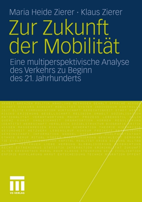 Cover image for book Zur Zukunft der Mobilität