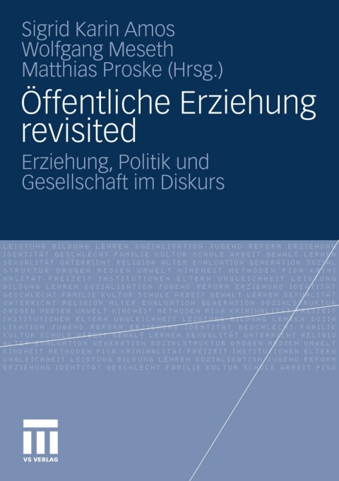 Cover image for book Öffentliche Erziehung revisited