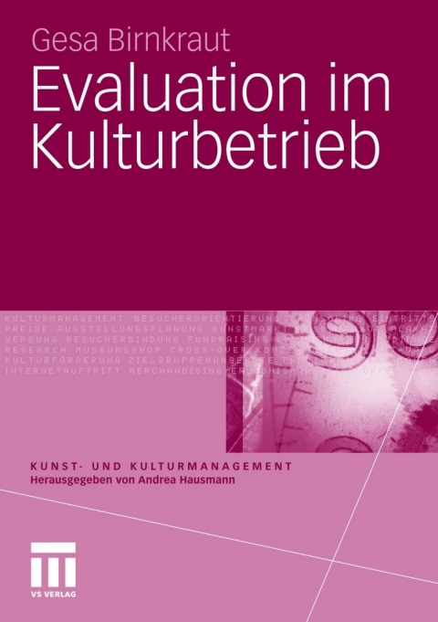 Cover image for book Evaluation im Kulturbetrieb