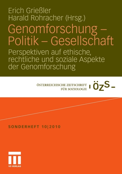 Cover image for book Genomforschung - Politik - Gesellschaft