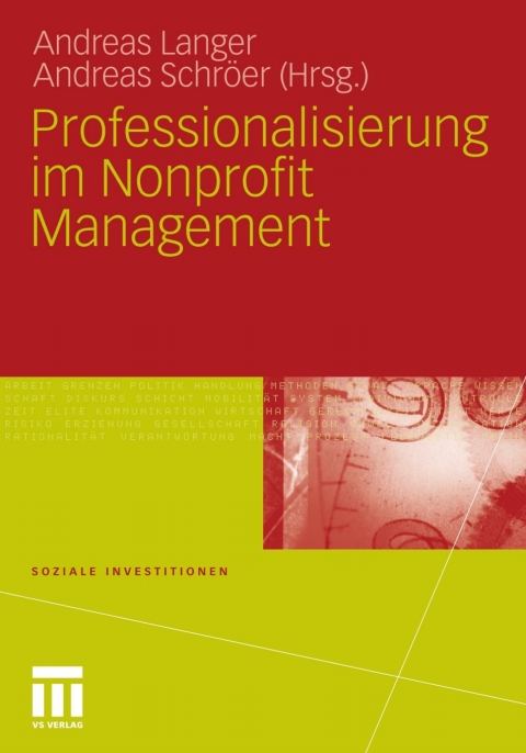 Cover image for book Professionalisierung im Nonprofit Management