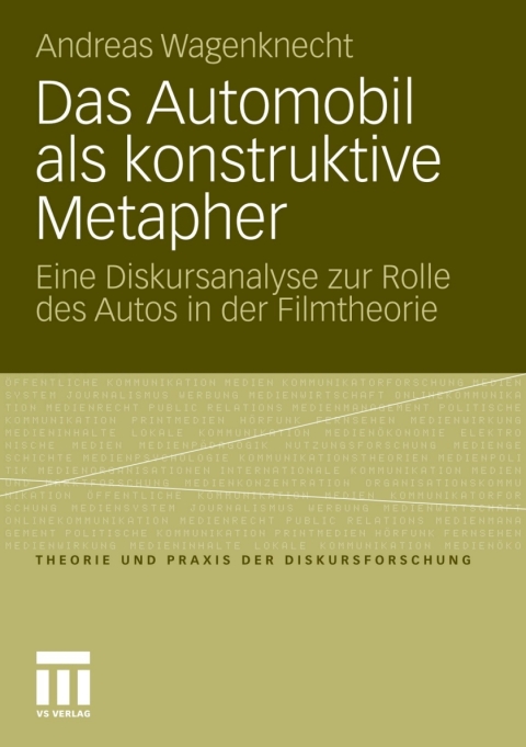 Cover image for book Das Automobil als konstruktive Metapher
