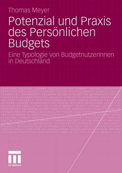 Cover image for book Potenzial und Praxis des Persönlichen Budgets