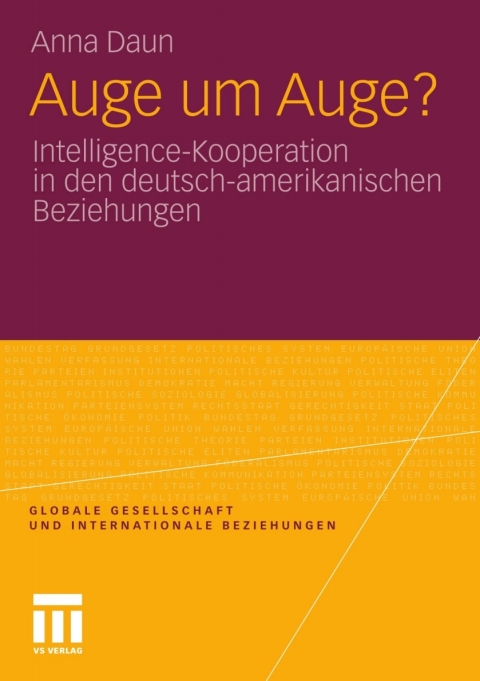 Cover image for book Auge um Auge?