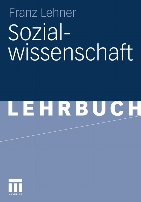 Cover image for book Sozialwissenschaft