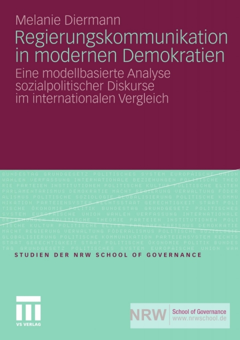 Cover image for book Regierungskommunikation in modernen Demokratien