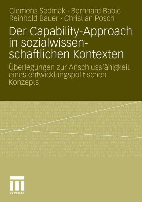 Cover image for book Der Capability-Approach in sozialwissenschaftlichen Kontexten