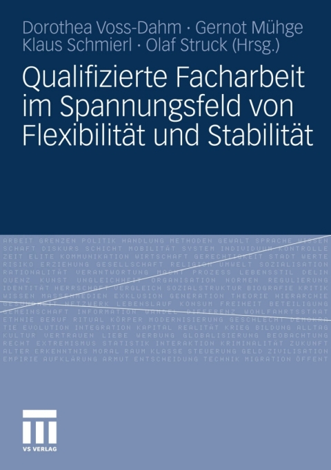 Cover image for book Qualifizierte Facharbeit im Spannungsfeld von Flexibilität und Stabilität