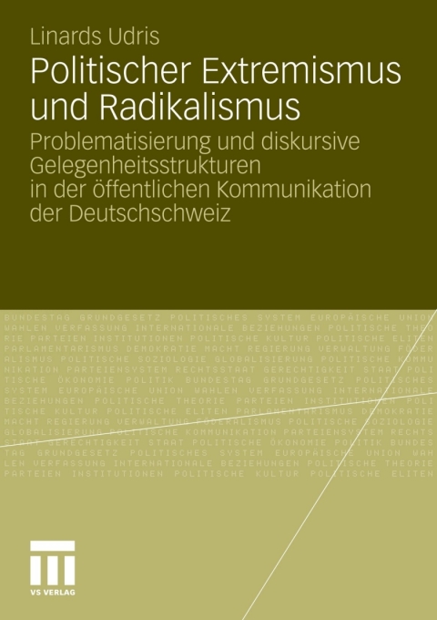 Cover image for book Politischer Extremismus und Radikalismus