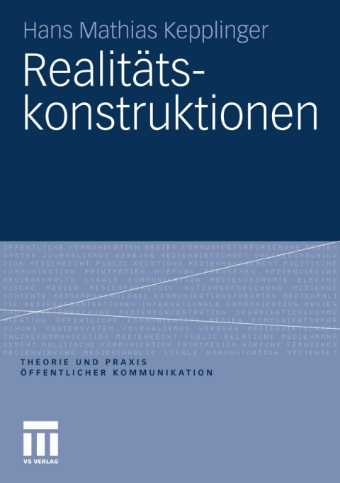 Cover image for book Realitätskonstruktionen