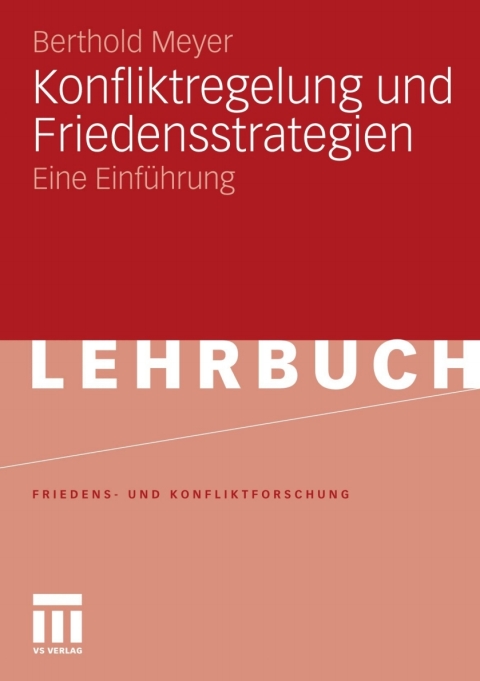 Cover image for book Konfliktregelung und Friedensstrategien