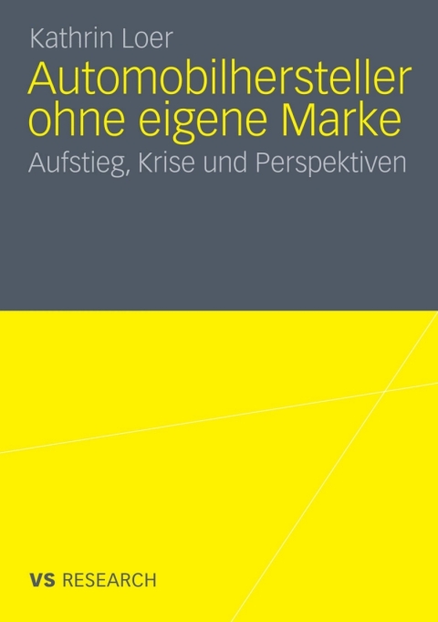Cover image for book Automobilhersteller ohne eigene Marke