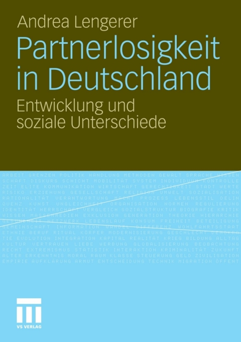 Cover image for book Partnerlosigkeit in Deutschland