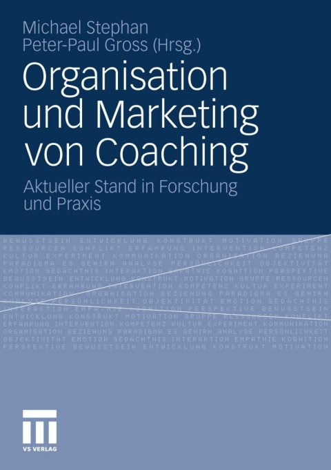 Cover image for book Organisation und Marketing von Coaching