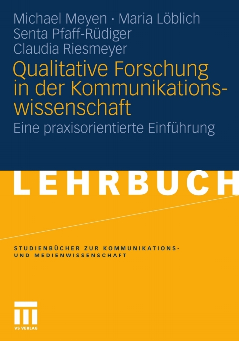 Cover image for book Qualitative Forschung in der Kommunikationswissenschaft