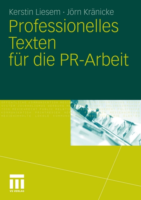 Cover image for book Professionelles Texten für die PR-Arbeit