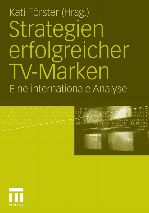 Cover image for book Strategien erfolgreicher TV-Marken