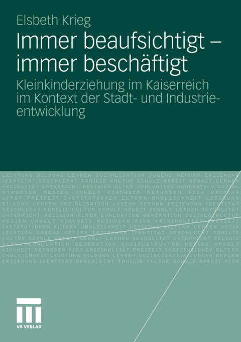 Cover image for book Immer beaufsichtigt - immer beschäftigt