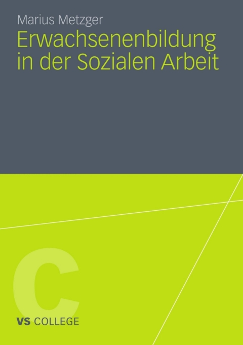 Cover image for book Erwachsenenbildung in der Sozialen Arbeit