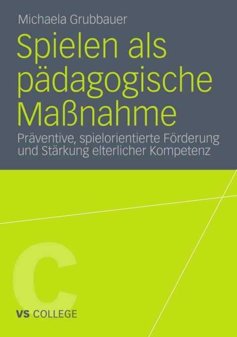 Cover image for book Spielen als pädagogische Maßnahme
