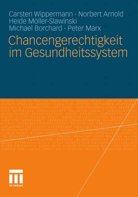 Cover image for book Chancengerechtigkeit im Gesundheitssystem