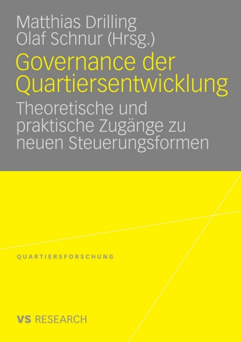 Cover image for book Governance der Quartiersentwicklung