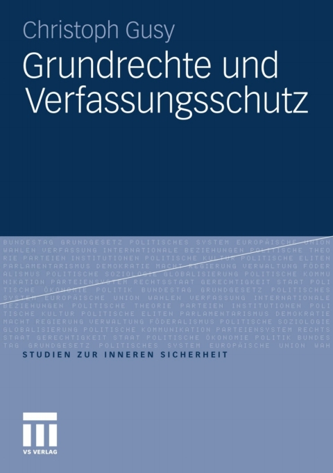 Cover image for book Grundrechte und Verfassungsschutz