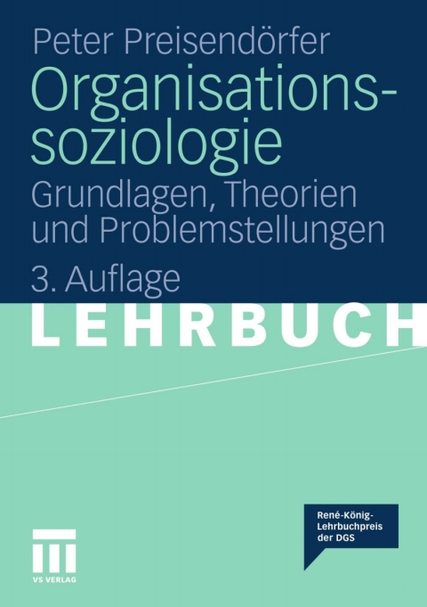 Cover image for book Organisationssoziologie