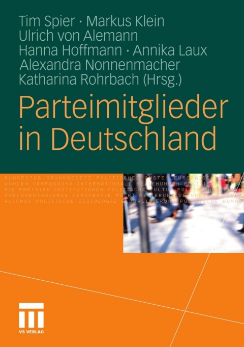 Cover image for book Parteimitglieder in Deutschland