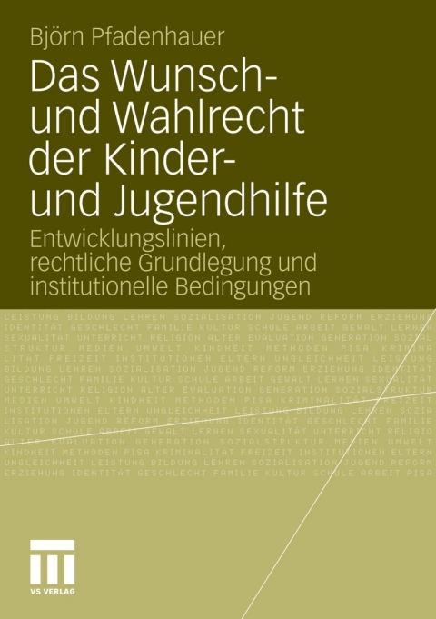 Cover image for book Das Wunsch- und Wahlrecht der Kinder- und Jugendhilfe