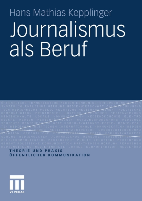 Cover image for book Journalismus als Beruf