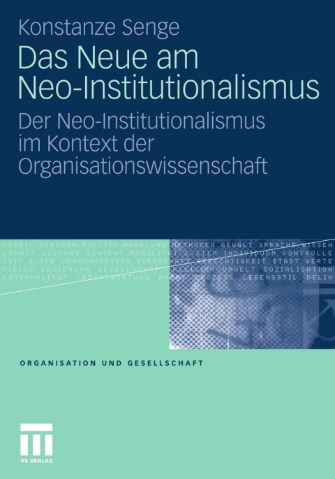 Cover image for book Das Neue am Neo-Institutionalismus