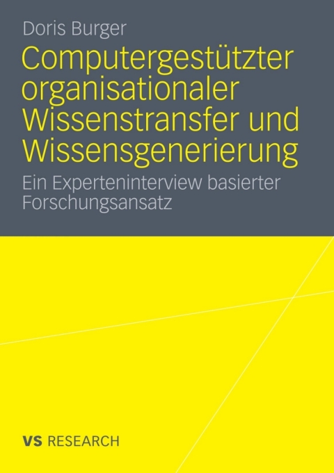 Cover image for book Computergestützter organisationaler Wissenstransfer und Wissensgenerierung