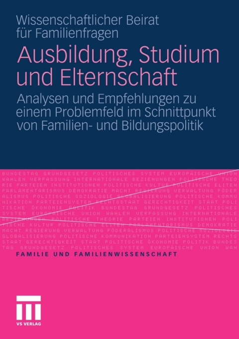 Cover image for book Ausbildung, Studium und Elternschaft