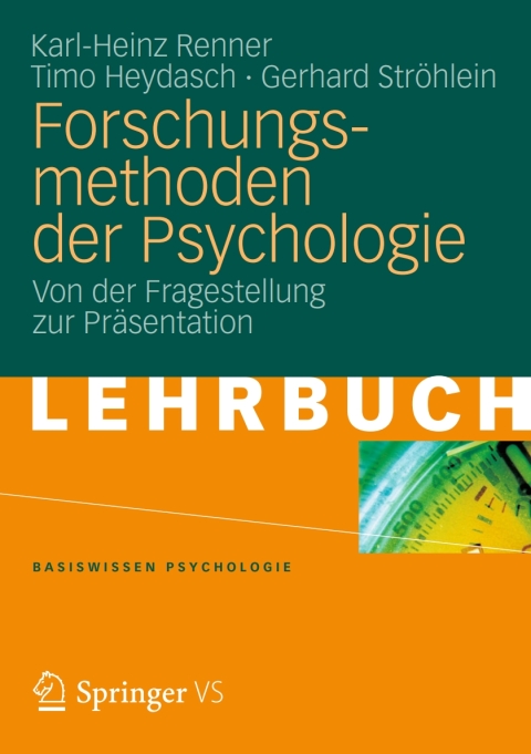 Cover image for book Forschungsmethoden der Psychologie