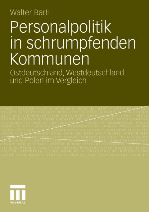 Cover image for book Personalpolitik in schrumpfenden Kommunen